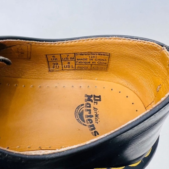 ❤️ Dr. Martens 1461 smooth leather Oxford Shoe, black, Size 8 Women - Picture 5 of 11